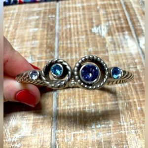 Brighton Halo Hinged Bangle